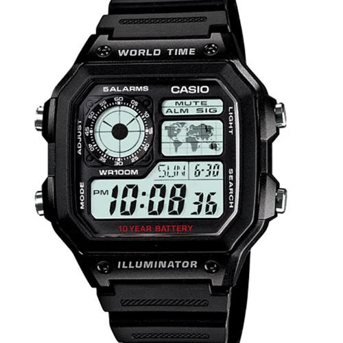 ساعت مچی مردانه کاسیو مدل CASIO-AE-1200WH-1A