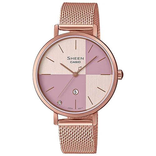 ساعت مچی زنانه Sheen مدل CASIO-SHE-4547PGM-4AUDF