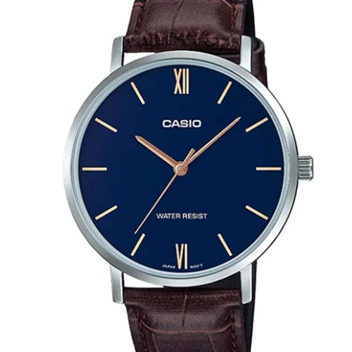 ساعت کاسیو Casio بند چرم کلاسیک