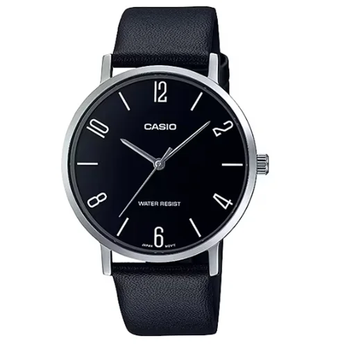 ساعت کاسیو Casio بند چرم کلاسیک