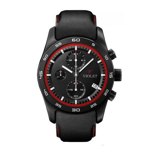 ساعت مچی عقربه ای مردانه ویولت تمام مشکی کد 0594/2