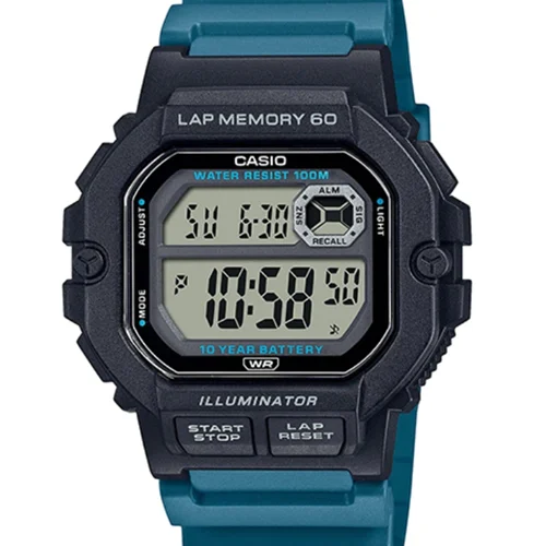 ساعت مچی مردانه مدل CASIO-WS-1400H-3AVDF