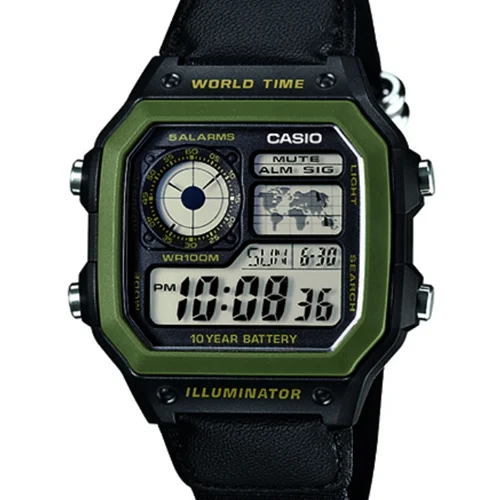 ساعت مچی کاسیو مدل CASIO-AE-1200WHB-1B