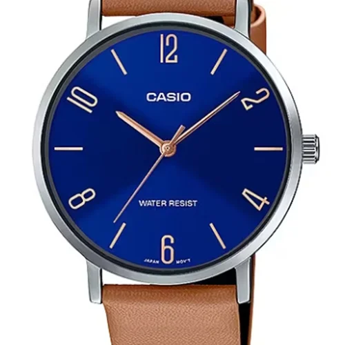 ساعت کاسیو Casio بند چرم کلاسیک